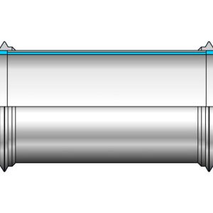 Esser 900 Boom Pipe - Boom Pipe | Esser 900 | ID: DN125/4.8" | OAL: 1130mm | WT: 2.8mm + 1.8mm | SK (Metric)