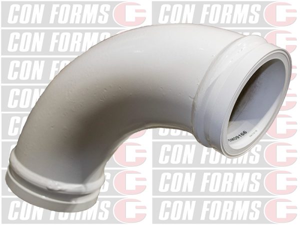 CCI-Lined Boom Elbow - CCI-Lined Boom Elbow | ID: DN125/4.8" | BA: 90.00° | Metric | Tan: 6.3" / 5"