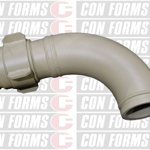 Endurance CCI-Lined Boom Elbow - CCI-Lined Boom Elbow | ID: DN125/4.8" | BA: 90.00° | Metric | Tan: 17.5" | 275 x 685 | w/ Ribs