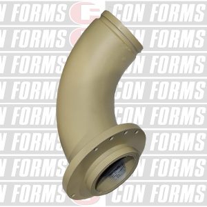 Esser 900 Elbow/Bend - Esser 900 Elbow | ID: DN120/4.7" | BA: 90 | SK (Metric) | 6 Bolt Mounting Flange | 275x285mm