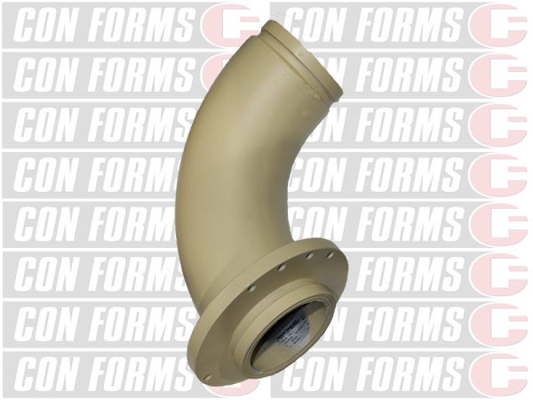 Esser 900 Elbow/Bend - Esser 900 Elbow | ID: DN120/4.7" | BA: 90 | SK (Metric) | 6 Bolt Mounting Flange | 275x285mm