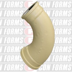 Reducing Elbow/Bend - Reducing Elbow/Bend | DN150/6" ZX Male - DN100/4" Hevi-Duty™ | BA: 90 | CLR: 9" | HT