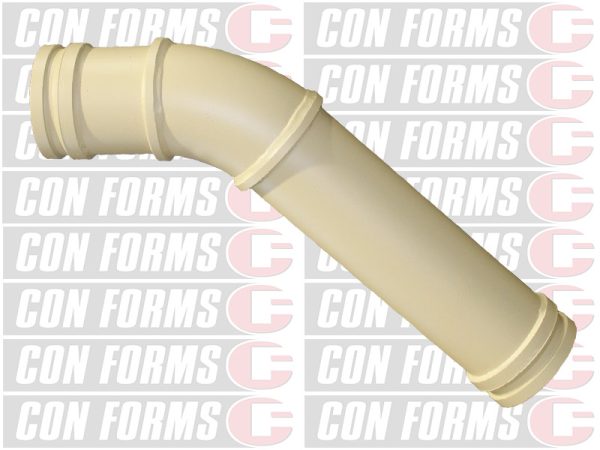 CCI-Lined Boom Elbow - CCI-Lined Boom Elbow | ID: DN125/4.8" | BA: 90.00° | Metric | Tan: 14.62" / 8"