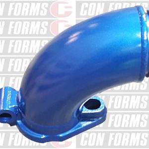 Hinged Valve Outlet (Swingout Elbow) - Hinged Valve Outlet | DN150/6" - DN180/7" | Schwing Male CCI | BA: 90.00° | 366x313mm | 12° tilt | for Schwing only