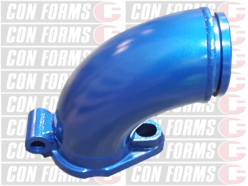 Hinged Valve Outlet (Swingout Elbow) - Hinged Valve Outlet | DN150/6" - DN180/7" | Schwing Male CCI | BA: 90.00° | 366x313mm | 12° tilt | for Schwing only