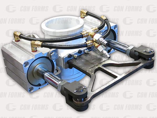 Boom Tip Sliding Plate Shutoff - Inline Hydraulic Shutoff Valve | Boom Tip Sliding Plate | ID: DN125/4.8" | Metric