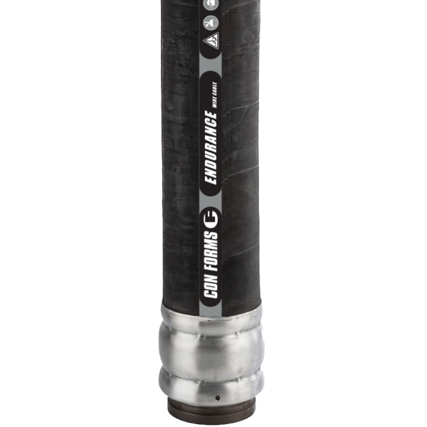 Trelleborg Discharge Hose - HOSE | 2.5" KLEBER N1 | HD ENDS |  8'LG | 1 SPRING