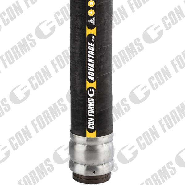 Advantage Wire 1450 Discharge Hose - Steel Bond Wire 1250 Discharge Hose | ID: DN127/5" | OAL: 4' | Hevi-Duty™ (2 Ends)