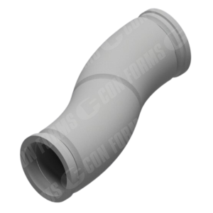 Offset/S Elbow/Bend - Offset/S Elbow/Bend | ID: DN127/5" | WT: 0.5 | BA: 37.5 x 2 | 20.2"L x 6"O | HT