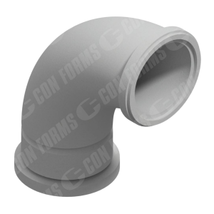 Elbow/Bend - Elbow/Bend | ID: DN150/5.75" | WT: .432 | BA: 90 | Euro M/F | Tan: 3.6" | 248 x 321 | HT