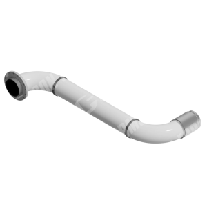 Offset/S Elbow/Bend - Offset/S Elbow/Bend | ID: DN125/4.8" | BA: 90 x 2 | Metric | Tan 7.5 | 27.7"L x 49" O, Schwing 31XT