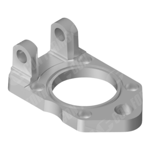 Backend Support Bracket - Backend Support Bracket | Hinge Plate Assy | CCI Lined | 7" to 6" Elbow | High Tolerance
