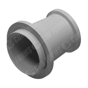 Backend Reducer - Backend Reducer | ID: DN180/7" Special Flange - DN150/6" Female | OAL: 10.22" / 259mm | w/ hard facing