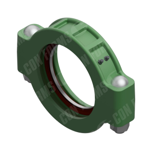 Swivel Two-Bolt Coupling/Clamp - Coupling/Clamp | Swivel | Two-Bolt | ID: 5" | Swivel (.500") | w/ gasket