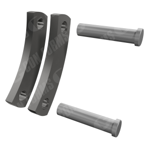 Coupling Part - Coupling Hardware Repair Kit | Non-Adj Snap | ID: 4" | HD | Links, Pins