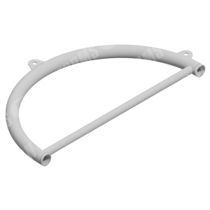 U Assembly/Bend - U Assembly/Bend | ID: DN125/4.8" | WT: 0.5 | BA: 180 | CLR = 48", lift eyes, pipe brace