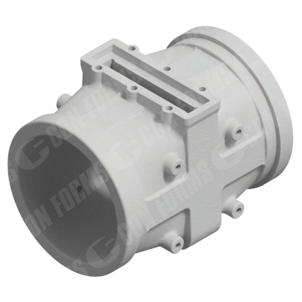 Pneumatic Shutoff Valve Part - Shut-off Valve Body | Machined | HT