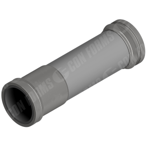 Endurance TW462 Std End Boom Pipe - Boom Pipe | ID: DN117/4.6" | OAL: 125.25" | WT:2.2mm + 1.8mm | Metric CCI