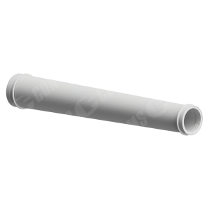 CCI-Lined Reducer - Reducer | CCI-Lined | ID: DN150/5.75" ZX Male CCI - DN125/4.8" Metric | OAL: 47.25" / 1200mm