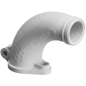 Advantage Hinged Valve Outlet (Swingout Elbow) - Hinged Valve Outlet | DN150/6"- DN180/7" | Euro Male | BA: 90.00° | 369 x 429mm | Schwing | HT