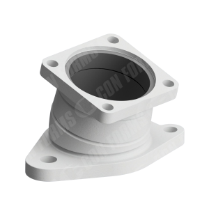 Endurance Adapter - Adapter | ID: DN180/7" | 3-bolt flange to 4-bolt flange | CCI-Lined | BA: 14.00° | 8.8" HGT