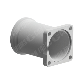 Adapter - Adapter | ID: DN180/7" | 4-bolt flange to Euro Male | OAL: 12.27" / 312mm | HT