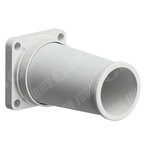 Backend Reducer - Backend Reducer | ID: DN180/7" 4-Bolt Cast Flange - DN150/6" Hevi-Duty™ | OAL: 15.5" / 394mm | HT