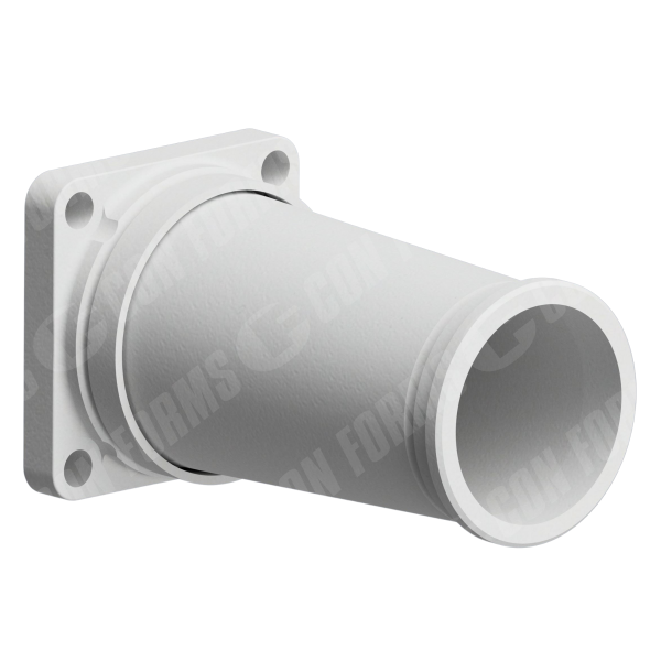 Backend Reducer - Backend Reducer | ID: DN180/7" 4-Bolt Cast Flange - DN150/6" Hevi-Duty™ | OAL: 15.5" / 394mm | HT