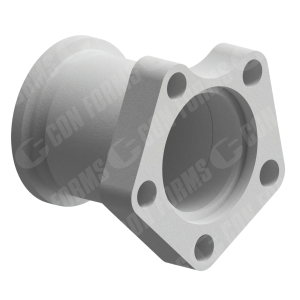 Adapter - Adapter | ID: DN150/6" | 5 bolt flange to HP Male | OAL: 8.7" / 220mm | HT