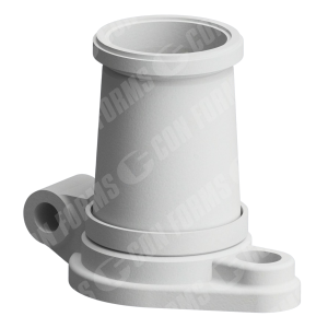Backend Reducer - Backend Reducer | ID: DN180/7" Cast flange w/ hinge - DN150/5.75" Euro Male | OAL: 13" / 330mm | Schwing BP4000 | HT