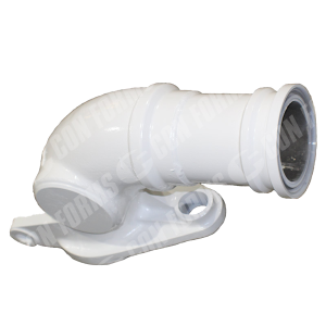 Guardian Hinged Valve Outlet (Swingout Elbow) - Hinged Valve Outlet | DN150/6" - DN180/7" | Euro Male | BA: 90.00° | 369 x 429mm | 11.63" CLR