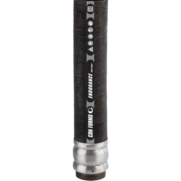 Endurance Wire Cable Discharge Hose - Trelleborg Wire Cable Discharge Hose | ID: DN127/5" | OAL: 65' | Hevi-Duty™ (2 Ends)