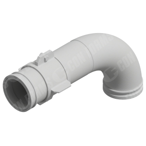 CCI-Lined Boom Elbow - CCI-Lined Boom Elbow | ID: DN112/4.4" | BA: 90.00° | Metric | Tan: 9.2" | 275 x 475 | w/ Fins