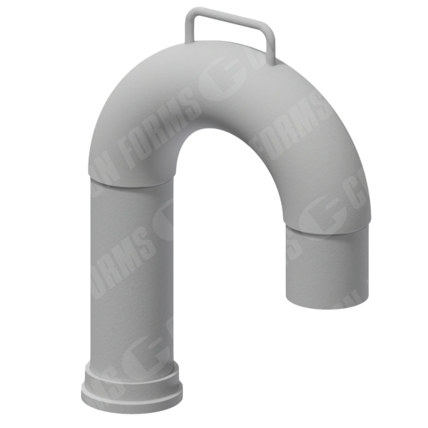 Wall Hook - Wall Hook | ID:2" | Hevi-Duty™ | CL Offset: 7.5" | w/ handles