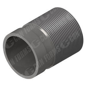 Adapter - Adapter | ID: 2" | Grooved to Male Thread | OAL: 3" / 76mm
