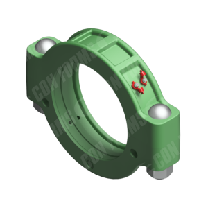 Swivel Two-Bolt Coupling/Clamp - Coupling/Clamp | Swivel | Two-Bolt | ID: 4.8" | HD | w/ 3 holes
