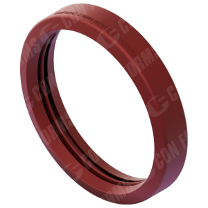 Gasket - Gasket | ID: 5" | Metric Swivel | Red