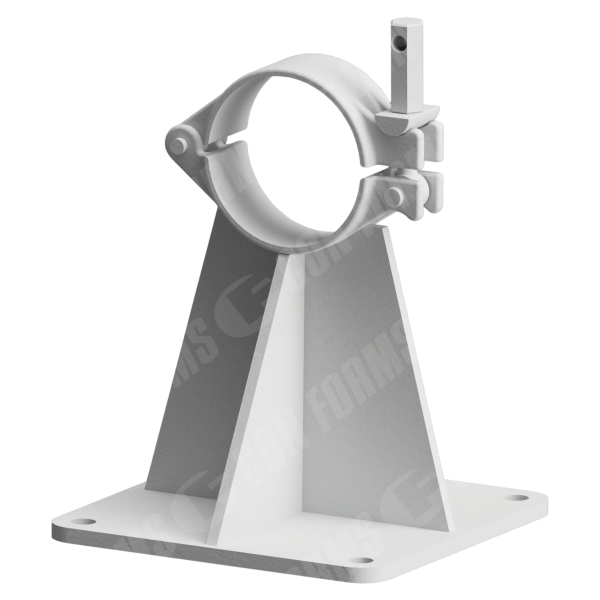 Inline/Offset Bolt-on Brackets - Inline Bolt-on Bracket |  ID: 4" | OD: 4.25" | CL Offset: 12"