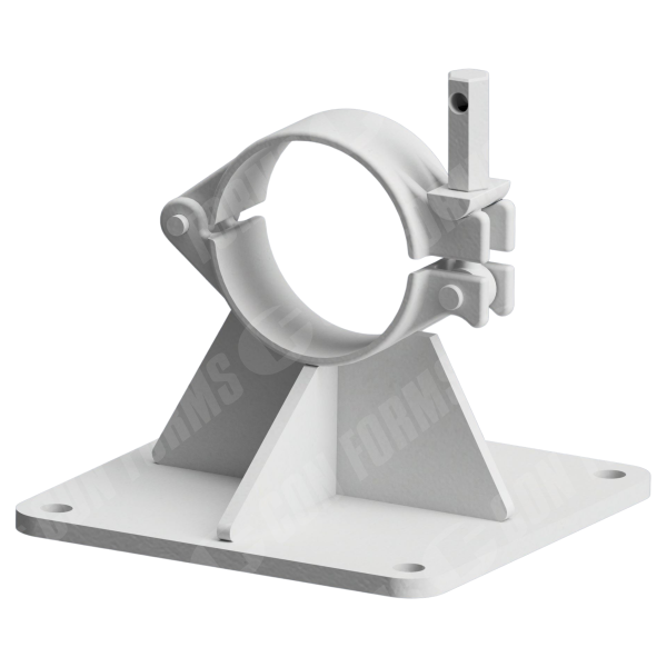 Inline/Offset Bolt-on Brackets - Inline Bolt-on Bracket | ID: 5" | OD: 6" | CL Offset: 4.5"