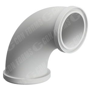 Guardian Cast Manganese Backend Elbow - Cast Manganese Deck Elbow | ID: DN150/6" | BA: 90.00° | M/F | 248 x 248 | HT