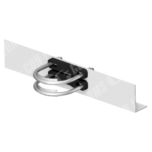 Floor Bracket Assembly - Floor Bracket Assembly | ID: 5" | OD: 5.5" Stand Pipe | 28" Long Brkt