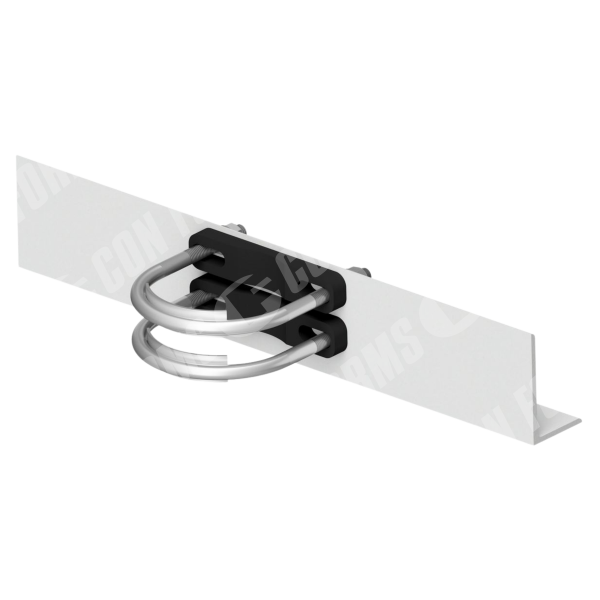Floor Bracket Assembly - Floor Bracket Assembly | ID: 5" | OD: 5.5" Stand Pipe | 28" Long Brkt
