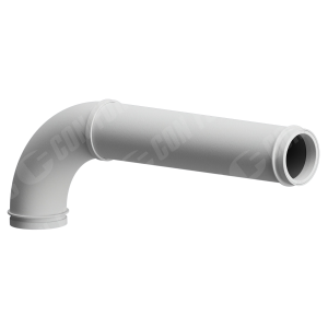 CCI-Lined Boom Elbow - CCI-Lined Boom Elbow | ID: DN125/4.8" | BA: 90.00° | Metric | Tan: 17.6" | 275 x 686