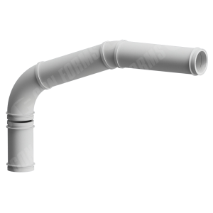 CCI-Lined Boom Elbow - CCI-Lined Boom Elbow | ID: DN125/4.8" | BA: 70 / 20 | Metric | 45.1"O x 27.56"O | (2) Elbow, (2) pipe, plus (1) extension pipe