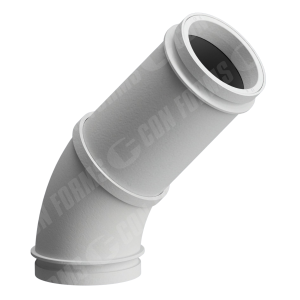 CCI-Lined Boom Elbow - CCI-Lined Boom Elbow | ID: DN117/4.6" | BA: 45.00° | Metric | Tan: 9.2"