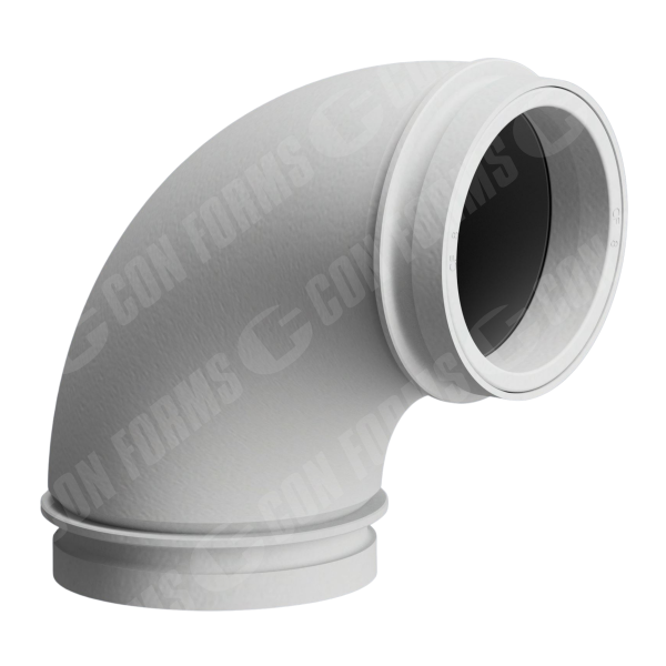 CCI-Lined Boom Elbow - CCI-Lined Boom Elbow | ID: DN117/4.6" | BA: 90.00° | Metric | 180 x 180mm