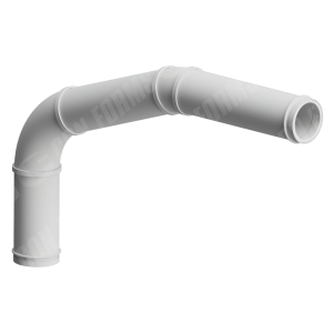 CCI-Lined Boom Elbow - CCI-Lined Boom Elbow | ID: DN125/4.8" | BA: 70 / 20 | Metric | 45.12"O x 27.55"O | (2) Elbow, (3) pipe