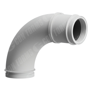 CCI-Lined Boom Elbow - CCI-Lined Boom Elbow | ID: DN125/4.8" | BA: 90.00° | Metric | Tan: 4.6" | 275 x 355