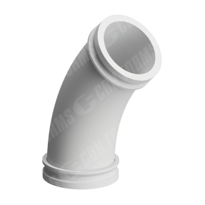 Placing Elbow/Bend - Placing Elbow/Bend | ID: DN127/5" | BA: 45 | CLR: 14.5  | HD | 14.6" HGT | HT