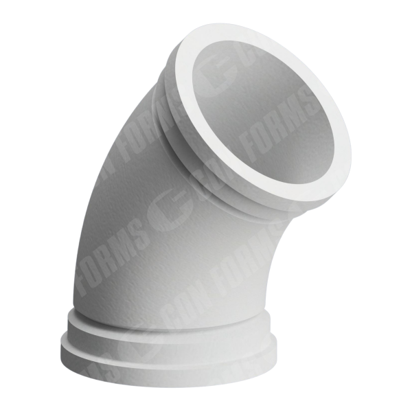Placing Elbow/Bend - Placing Elbow/Bend | ID: DN127/5" | WT: 0.25 | BA: 45 | CLR: 7.5  | HD | 10" HGT | HT